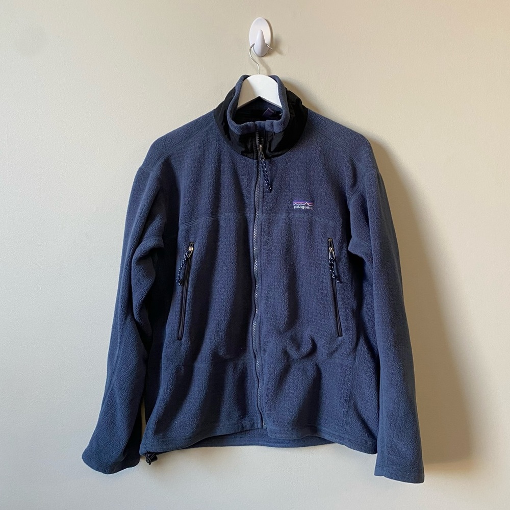 Patagonia Vintage blue regulator R3 Radiant USA fleece zip up jacket